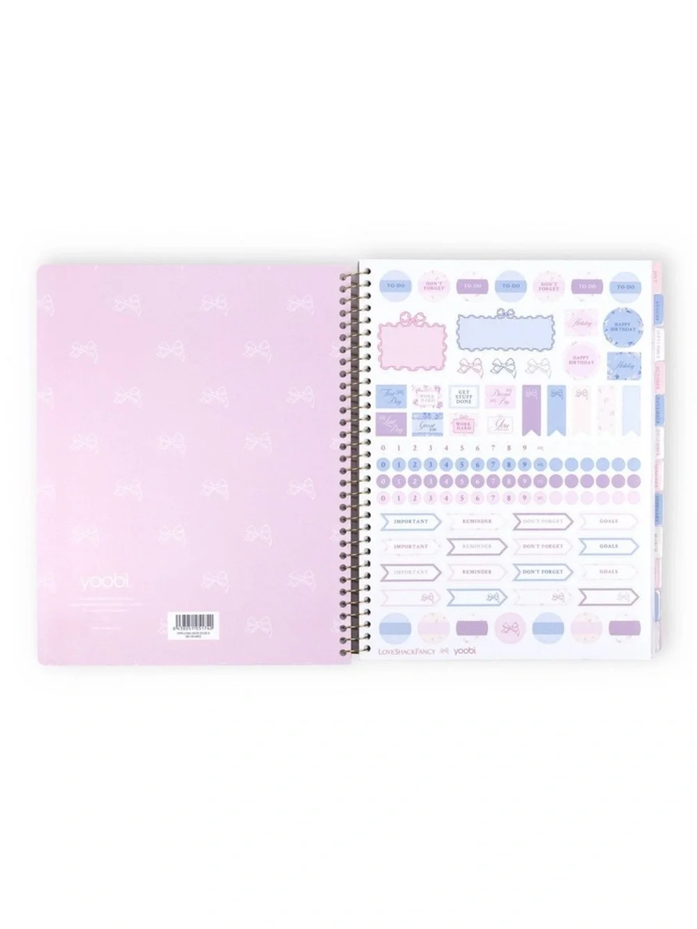 NWT LoveShackFancy x Target Yoobi Everblooming Rosettes Monthly Weekly Planner 🩵